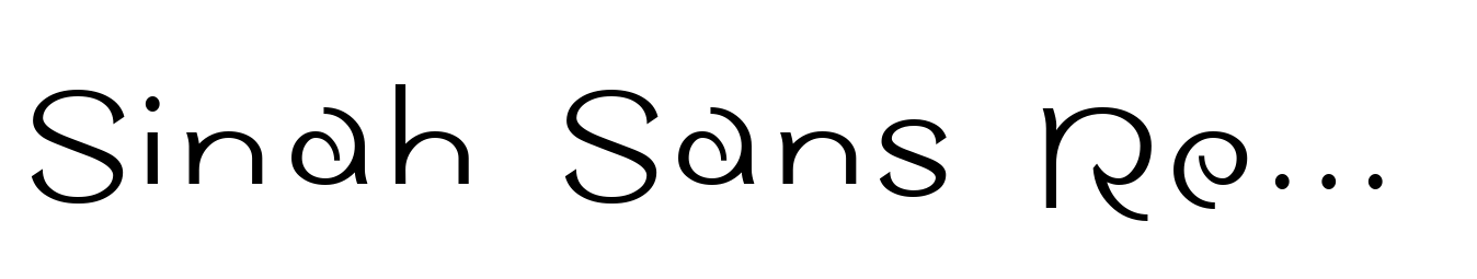 Sinah Sans Regular